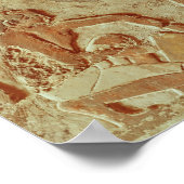 パンの作りとベーキングを描いたレリーフ、 浮き彫り ポスター (角)