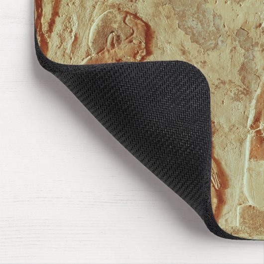 パンの作り、焼けることを描写するレリーフ、浮き彫り マウスパッド (コーナー)