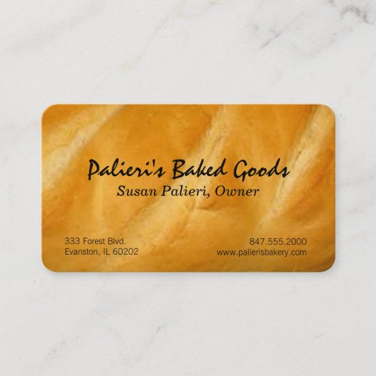 パンの名焼いた刺 名刺 (正面)