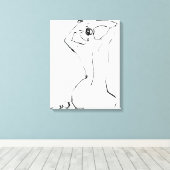 パンの固定 キャンバスプリント (インサイチュ (ウッドフロア))