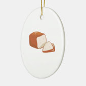 パンの塊 セラミックオーナメント (左)