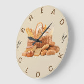 パンの壁時計 ラージ壁時計 (傾斜)