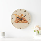 パンの壁時計 ラージ壁時計 (ホーム)