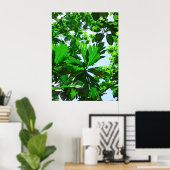 パンの実の葉木 ポスター (ホームオフィス)