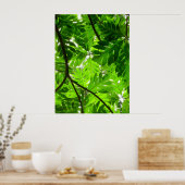 パンの実の葉木 ポスター (キッチン)