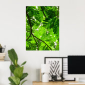 パンの実の葉木 ポスター (ホームオフィス)