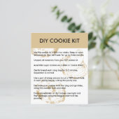 パンの店の手作りクッキーキットの説明が簡単 (スタンド正面)