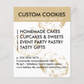 パンの店の手作りクッキーキットの説明が簡単 (裏面)