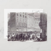 パンの暴動、ルー・ドゥ・フォブール聖アントワーヌで ポストカード (正面/裏面)