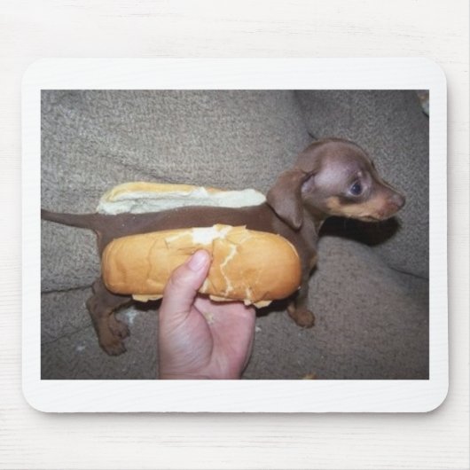 パンの犬 マウスパッド (正面)