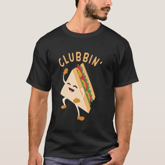 パンの罰クラブでサンドイッチ Tシャツ (正面)