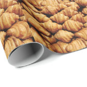 パンの背景:主食イラストレーション ラッピングペーパー (ロールコーナー)