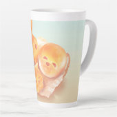 パンの魂 カフェラテマグ (右アングル)