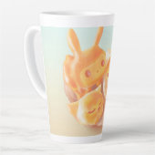 パンの魂 カフェラテマグ (左アングル)