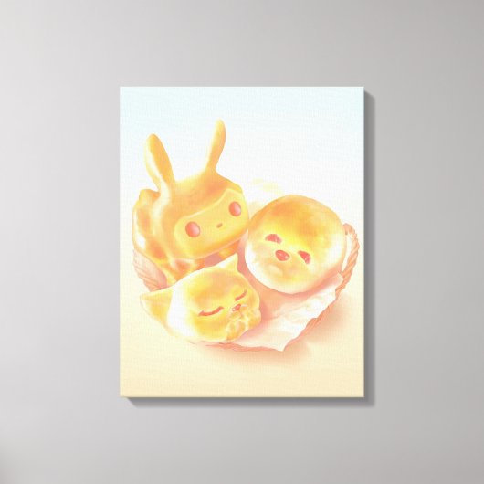 パンの魂 キャンバスプリント (正面)