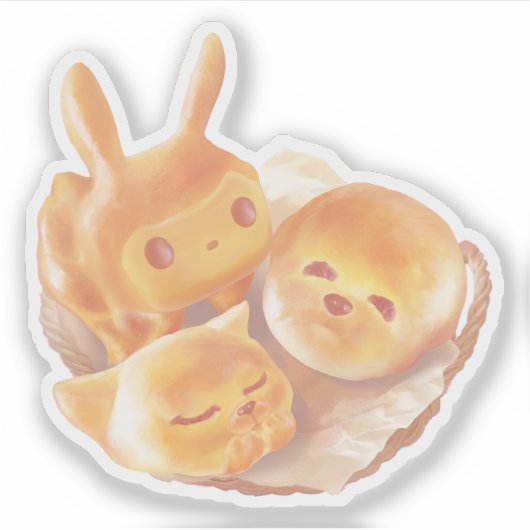 パンの魂 シール (正面)