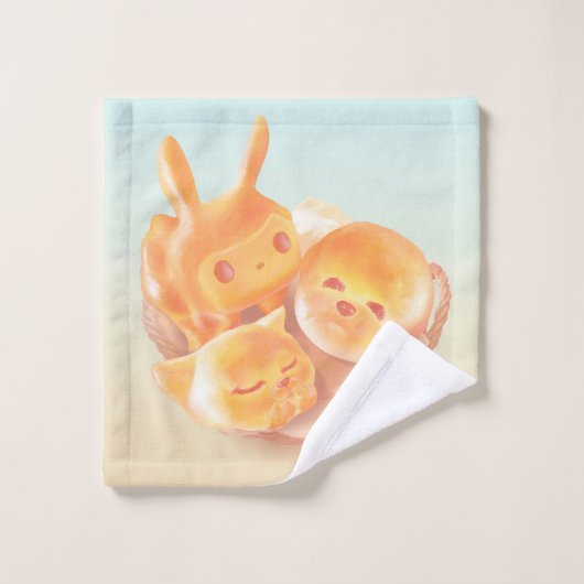 パンの魂 バスタオルセット (ウォッシュタオル)