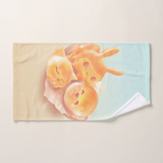 パンの魂 バスタオルセット (ハンドタオル)