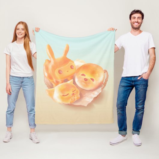 パンの魂 フリースブランケット (インサイチュ)