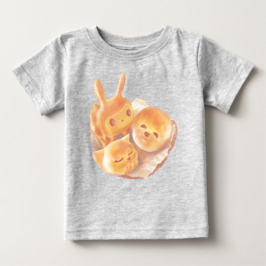パンの魂 ベビーTシャツ (正面)