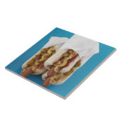 パンの3匹のホットドッグ タイル (側面)