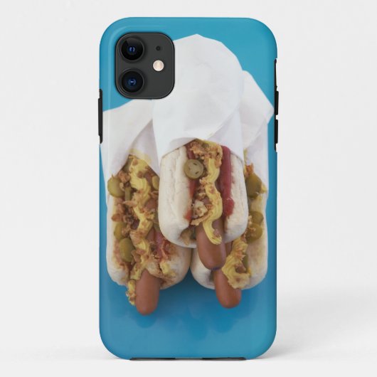 パンの3匹のホットドッグ Case-Mate iPhoneケース (裏面)