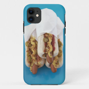 パンの3匹のホットドッグ iPhone 11 ケース