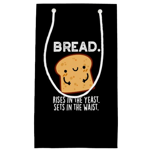 パンはウエストダークブルーのイーストセットで上昇 スモールペーパーバッグ (正面)