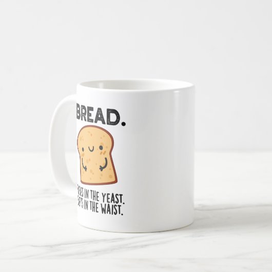 パンはウエストパンにセットされた酵母で上昇する コーヒーマグカップ (正面左)