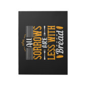 パンは悲しみも少ない ノートパッド (回転)