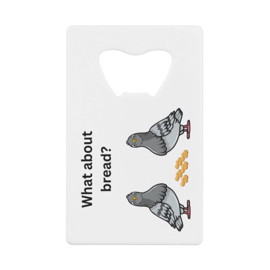 パンは？ クレジットカード栓抜き (正面)