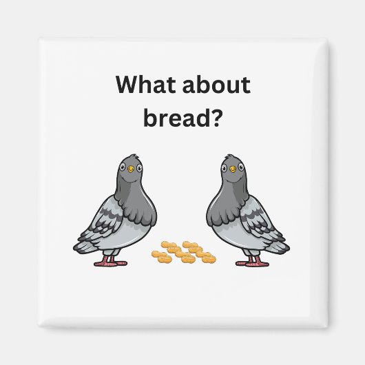 パンは？ マグネット (正面)