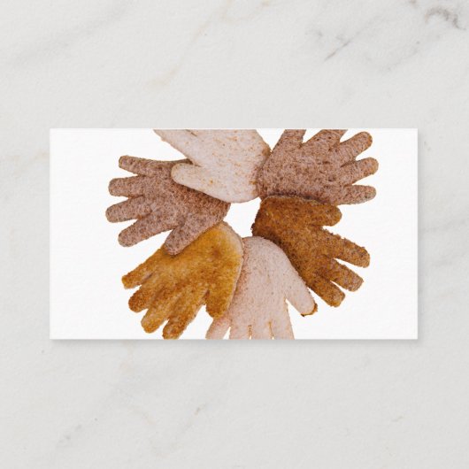 パンを使った多文化ハンズサークル 名刺 (裏面)