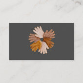 パンを使った多文化ハンズサークル 名刺 (正面)