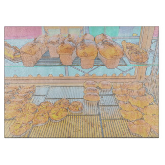 パンを切る カッティングボード