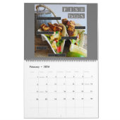 パンを切る:サンドイッチカレンダーの要素 カレンダー (2月 2026)