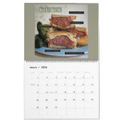 パンを切る:サンドイッチカレンダーの要素 カレンダー (3月 2026)