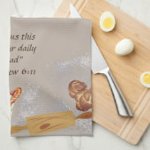 パンを大きく作るプリントエプロン キッチンタオル (四つ折り)