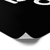 パンを焼くのはパン好きのための苦労の成果 - 食品のダークなジョーク ポスター (角)