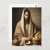 パンを裂く：イエスの聖なる時 ポストカード (正面/裏面)