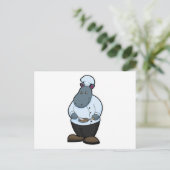 パンを調理するヒポ ポストカード (スタンド正面)