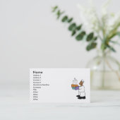 パンを食べる 名刺 (スタンド正面)