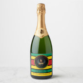 パンアフリカンフォト卒業 スパークリングワインラベル (正面)