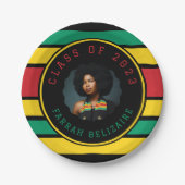 パンアフリカンフォト卒業 ペーパープレート (正面)