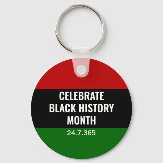 パンアフリカンブラック歴史月間 キーホルダー (正面)