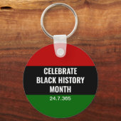 パンアフリカンブラック歴史月間 キーホルダー (正面)