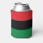 パンアフリカ国旗とUNIAの記号/パーティー 缶クーラー (缶裏面)