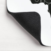 パンアフリカ国旗の黒い歴史月間アートデザイン マウスパッド (コーナー)