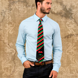 パンアフリカ国旗ストライプの記号クワンザ ネクタイ