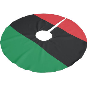 パンアフリカ国旗、ハッピー・クワンザ ブラッシュドポリエステルツリースカート